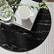 Alt View 1. Modway - Lippa Round Artificial Marble Side Table - Gold Black.