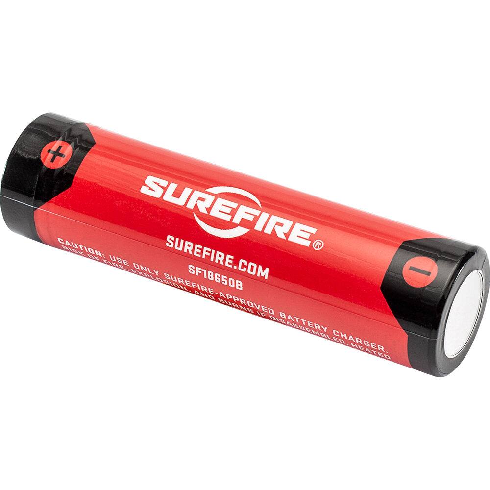 CAUTION: RISK OF EXPLOSION AND BURNS IF DISASSEMBLED. USE ONLY SUREFIRE.COM - APPROVED BATTERY CHARGER. HEATED