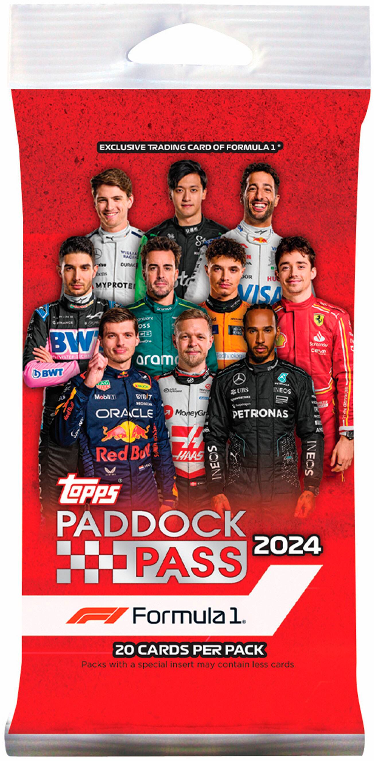 2024 Topps Paddock Pass Formula 1 Fat Pack