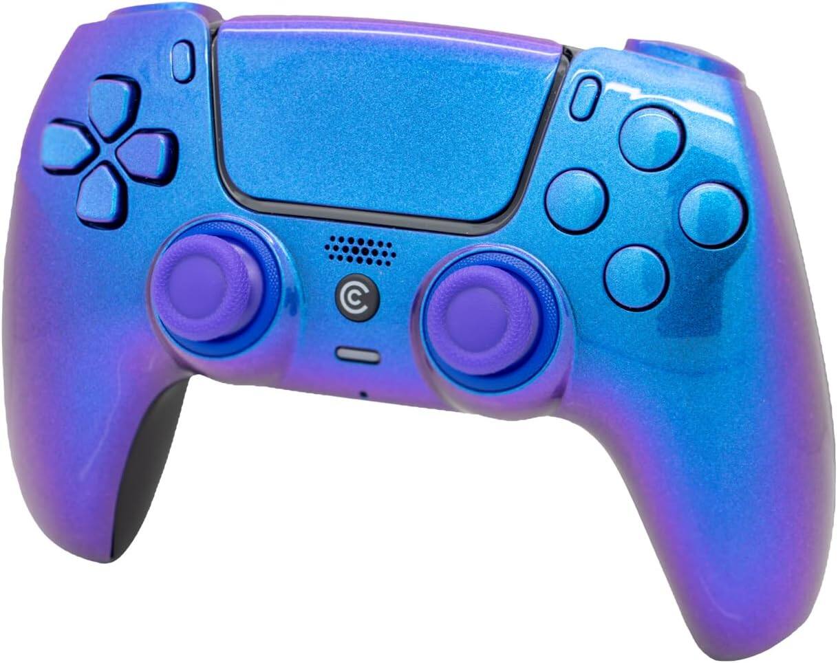 Angle. Custom Controllerzz - Custom Wireless Controller for PS5 - Chameleon & Chameleon Inserts.