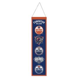 WinCraft - Edmonton Oilers 8" x 32" Evolution Banner - Multicolor