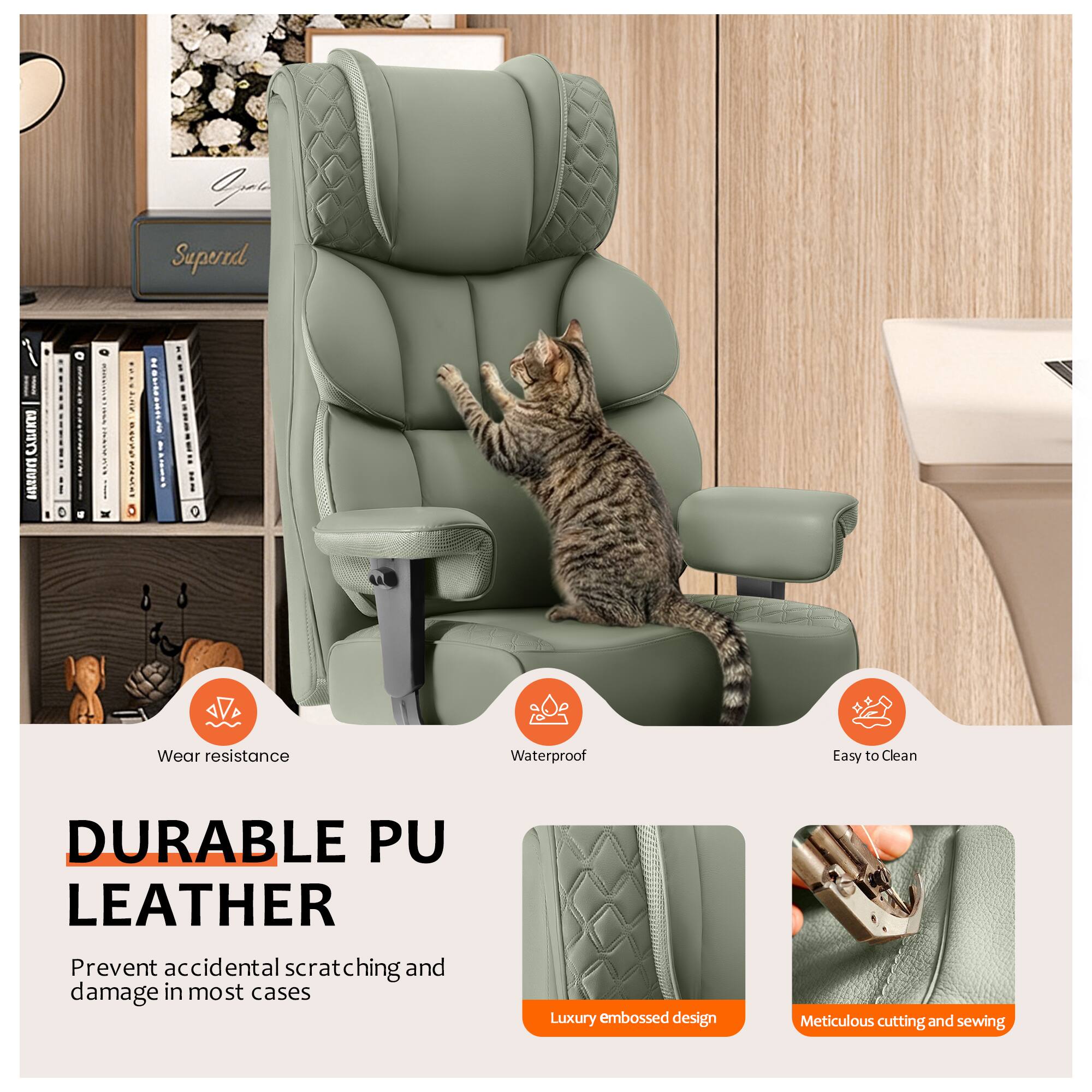 Gyate Superd CBIKTO iRDa C I AIP AVP: C

Wear resistance, Waterproof, Easy to Clean

DURABLE PU LEATHER

Prevent accidental scratching and damage in most cases

Luxury embossed design

Meticulous cutting and sewing