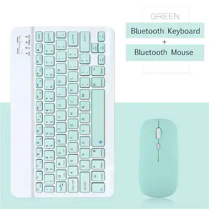GREEN
Bluetooth Keyboard + Bluetooth Mouse