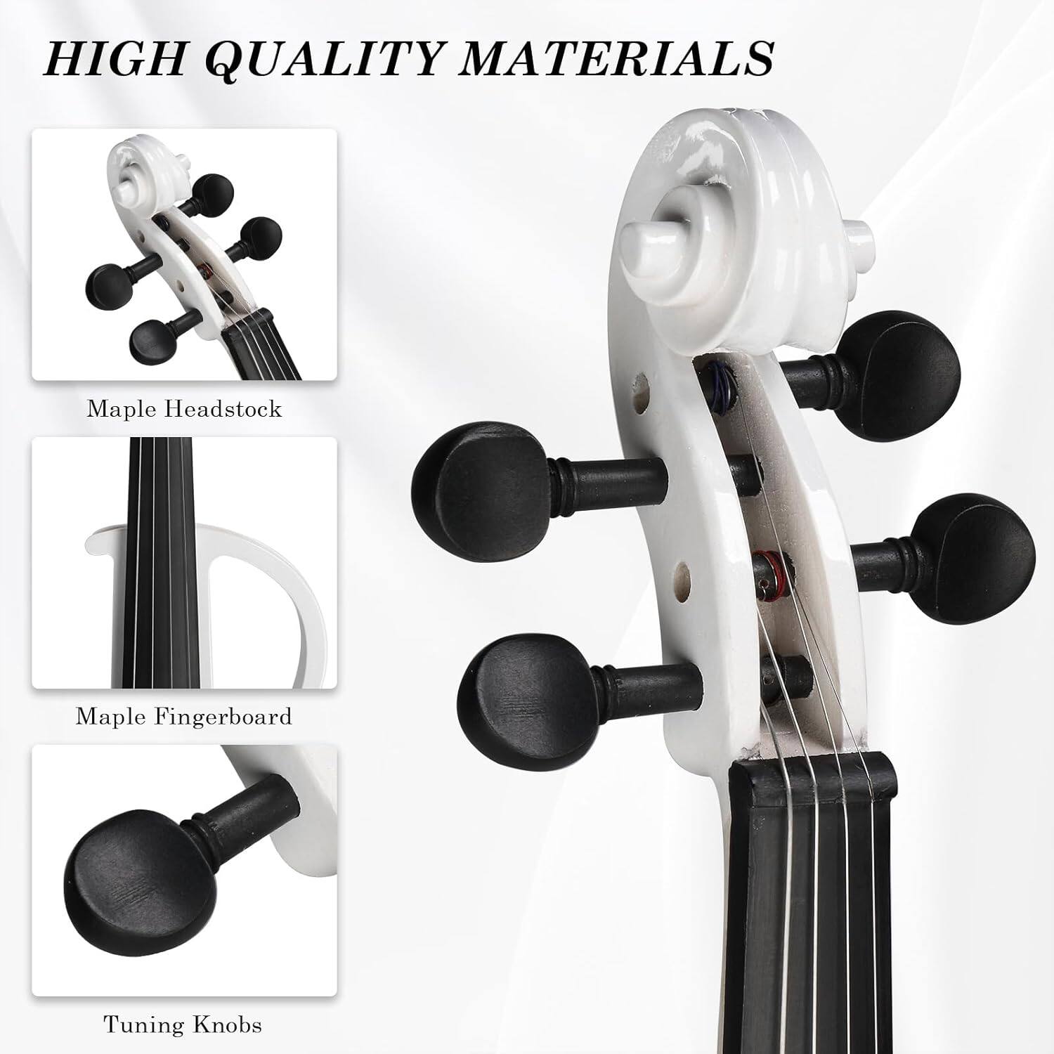 HIGH QUALITY MATERIALS

- Maple Headstock
- Maple Fingerboard
- Tuning Knobs