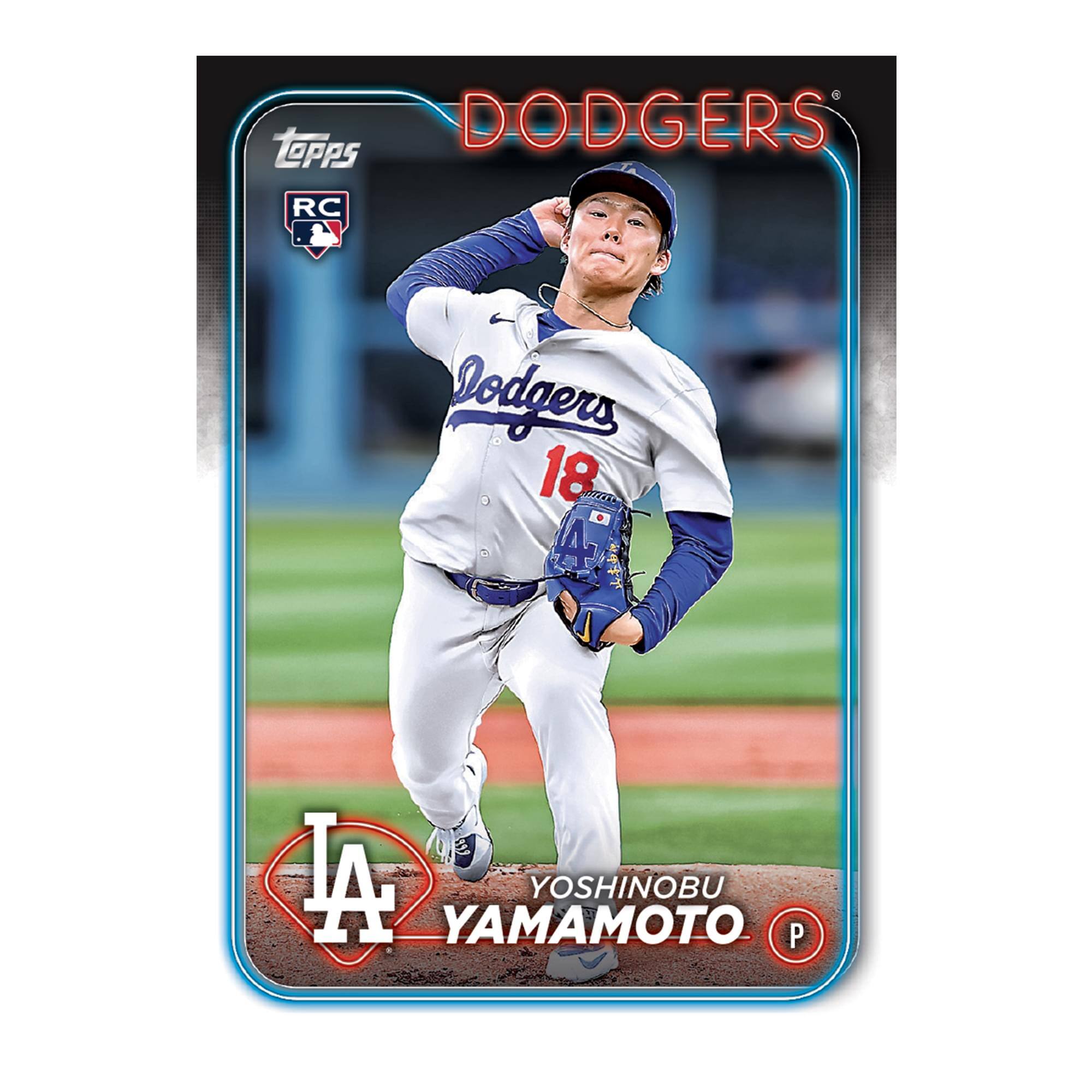 Topps DODGERS  
RC  
YOSHINOBU YAMAMOTO  
P