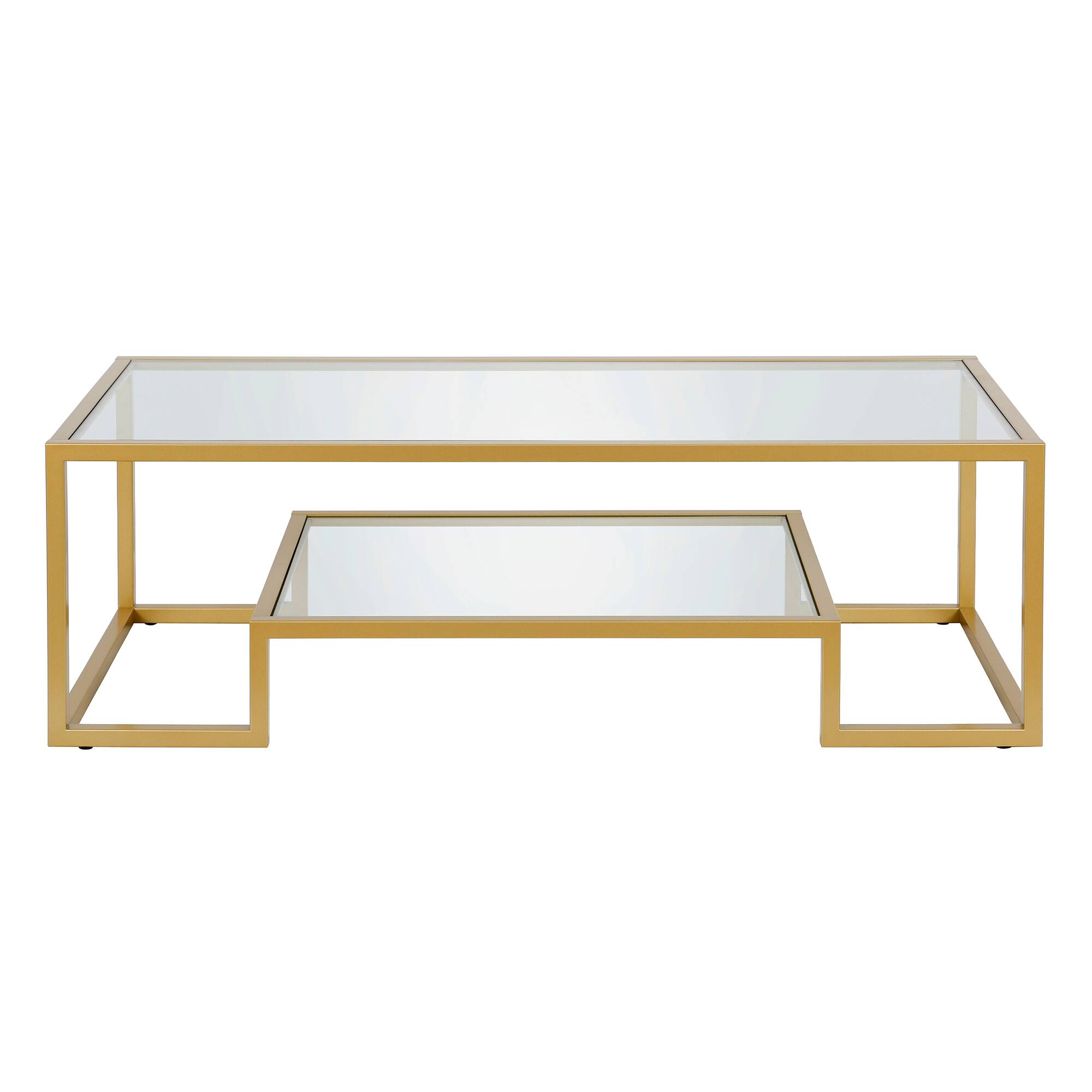 Front. Camden&Wells - Athena Coffee Table - Brass.