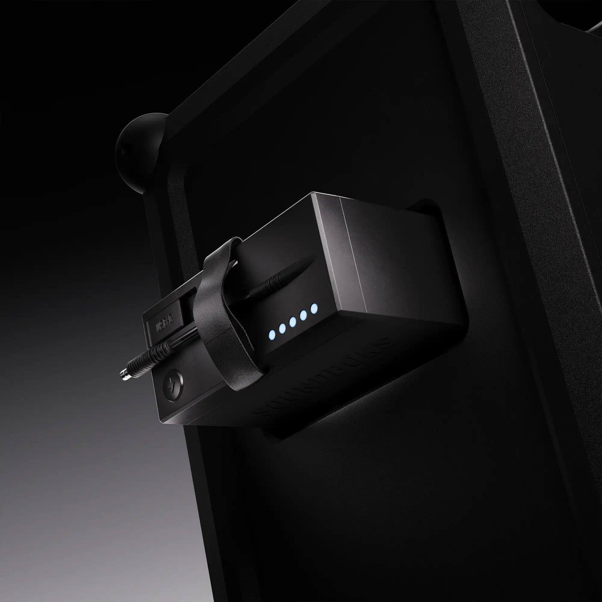 Alt View 4. SOUNDBOKS - Soundboks Mix - Indoor & Outdoor Battery Powered Bluetooth Party Speaker - Black.