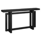 Angle. Camden&Wells - Oliver Console Table - Obsidian.