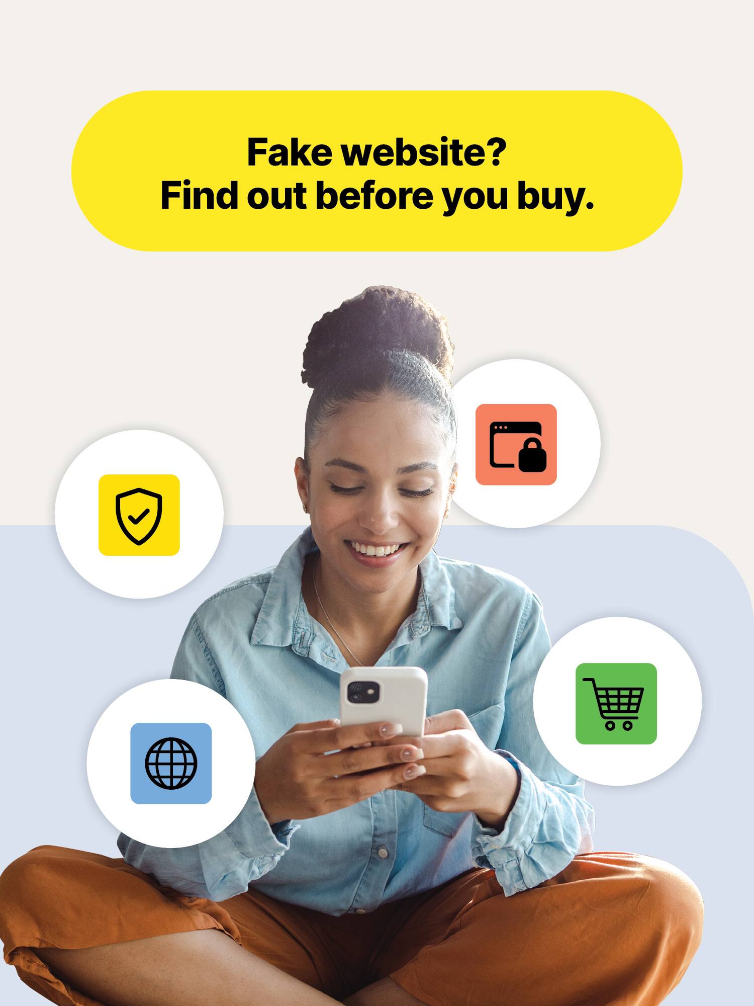 Fake website? Find out before you buy.