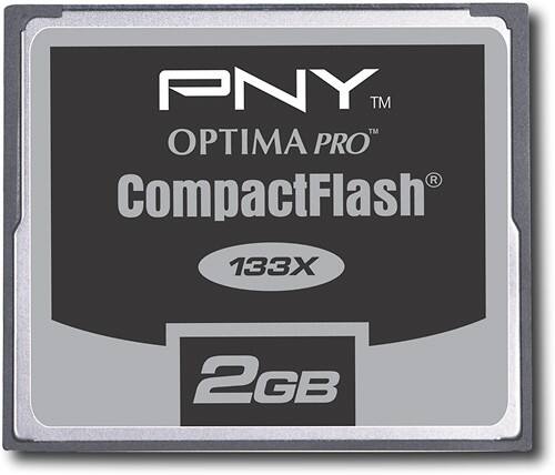 Best Buy: PNY Optima Pro High-Speed 2GB CompactFlash Memory Card P-CF2G ...