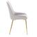 Alt View Zoom 13. CorLiving - Nash Velvet Channel Tufted Side Chair - Light Gray.