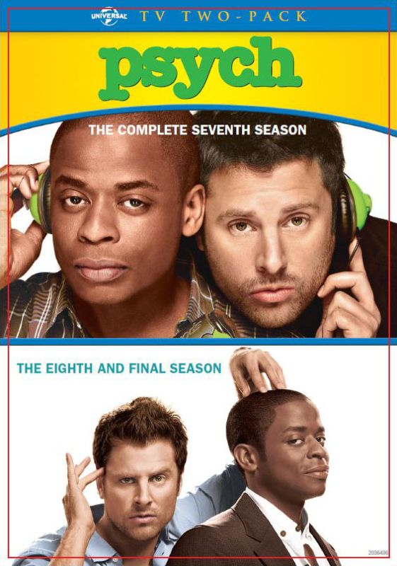  Psych: Season 7 and Season 8 [DVD]