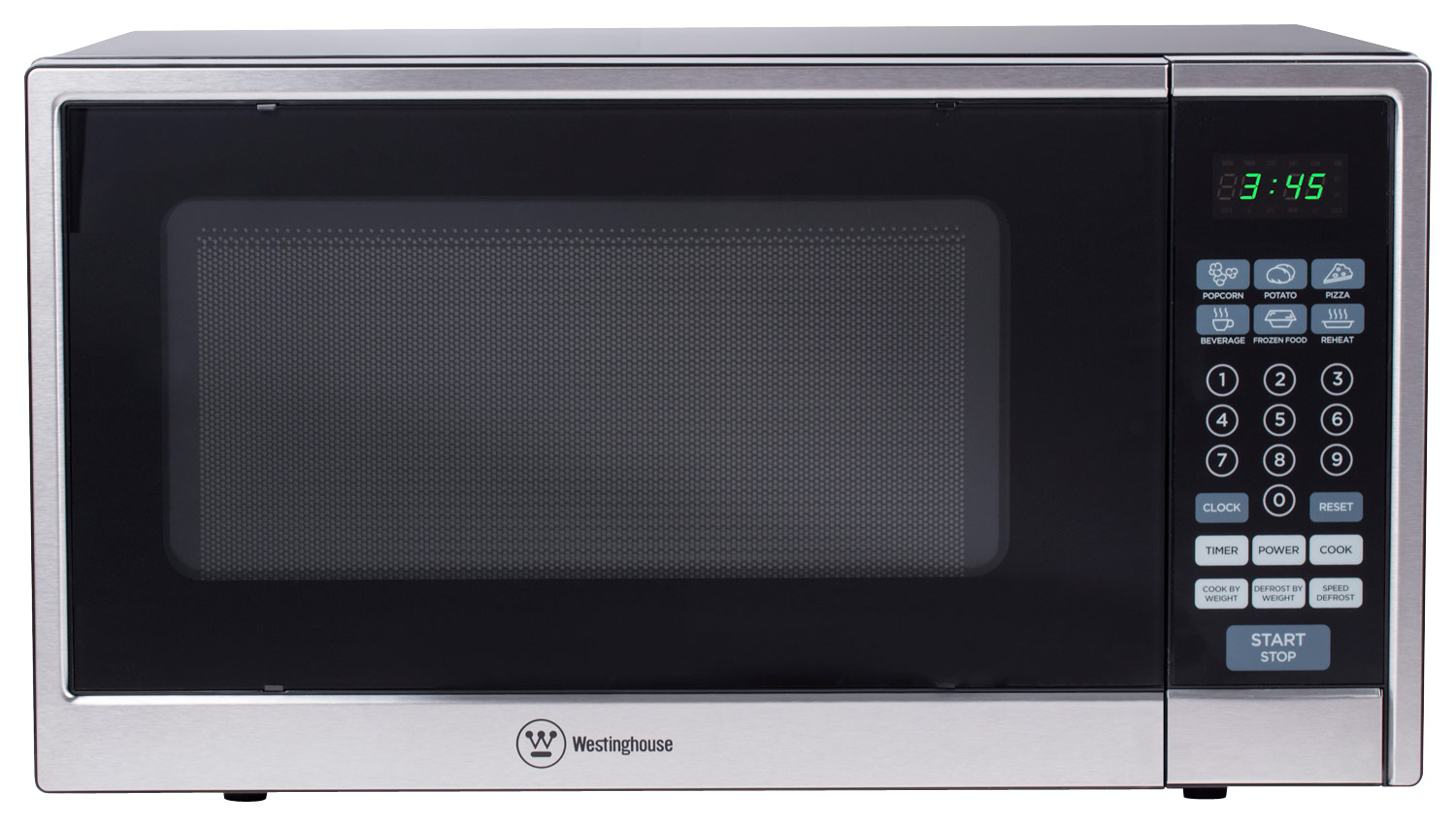 Westinghouse Stainless Steel Countertop Microwave Oven 1.1 Cubic