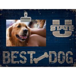 Fan Creations - Utah State Aggies 10.5" x 8" Best Dog Clip Photo Frame - Multicolor