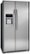 Angle. Frigidaire - Gallery 22.6 Cu. Ft. Counter-Depth Side-by-Side Refrigerator - Stainless Steel.
