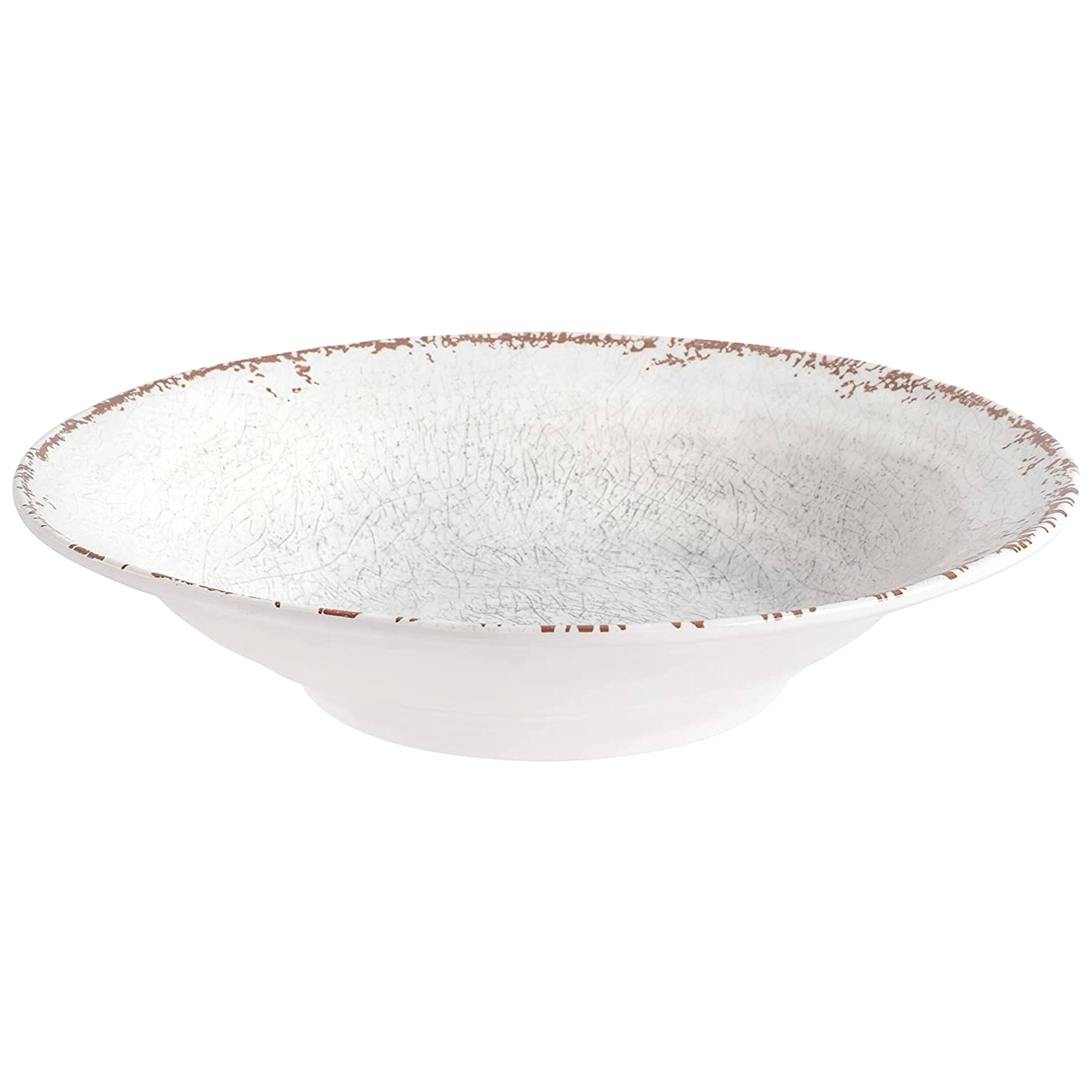 Alt View 3. Laurie Gates - Laurie Gates Mauna 3 Piece Melamine Serving Bowl Set in White with Serving Utensils - White.