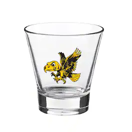Indigo Falls - Iowa Hawkeyes 12oz. Slant Vault Rock Glass - Multicolor