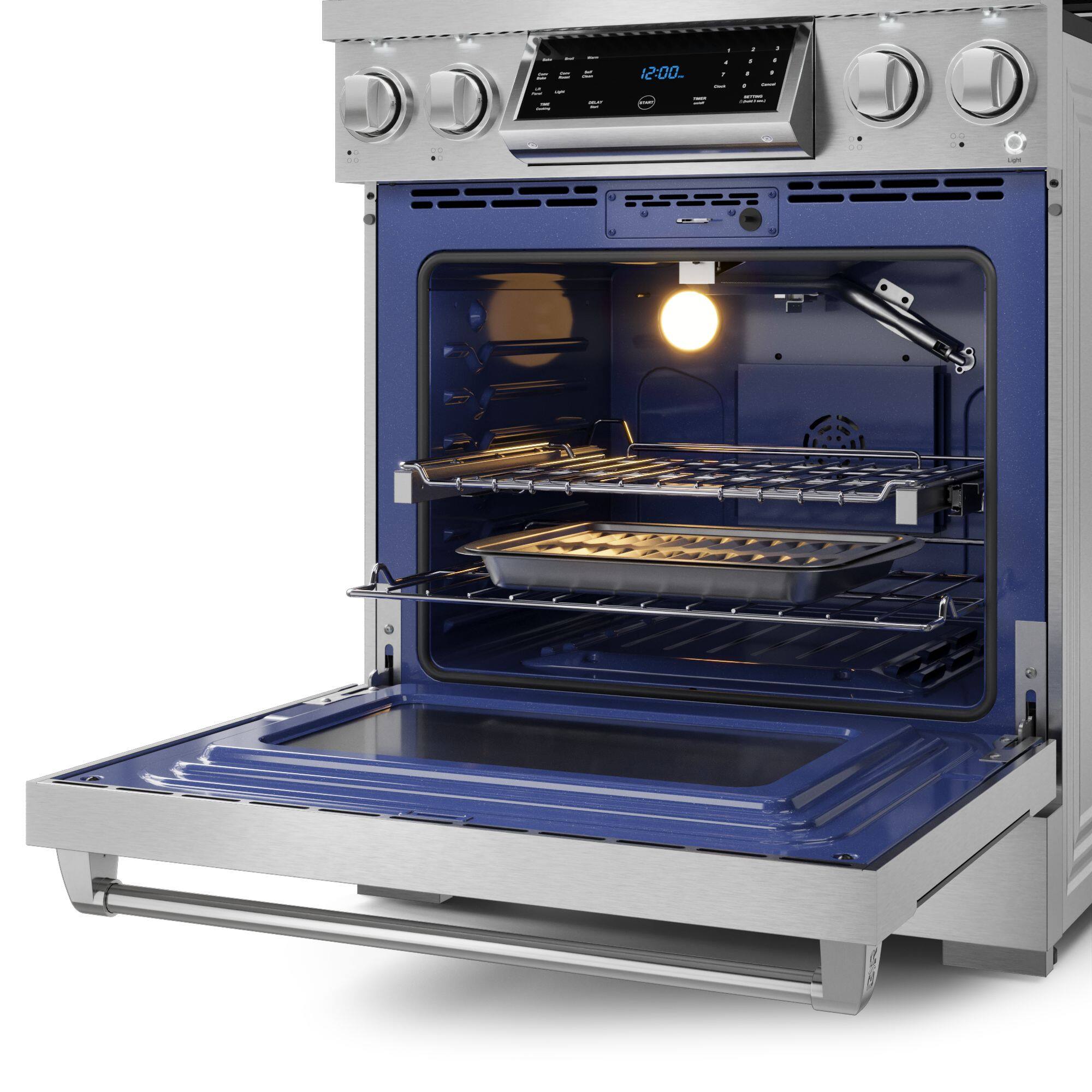 Alt View 12. Thor Kitchen - Gordon Ramsay Series by Thor Kitchen 4.55 Cu. Ft Freestanding Gas Range - Stainless Steel.