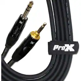 ProX - XC-MS05 5' 1/8" (3.5mm) TRS-M Mini to TRS-M Balanced High Performance Audio Cable