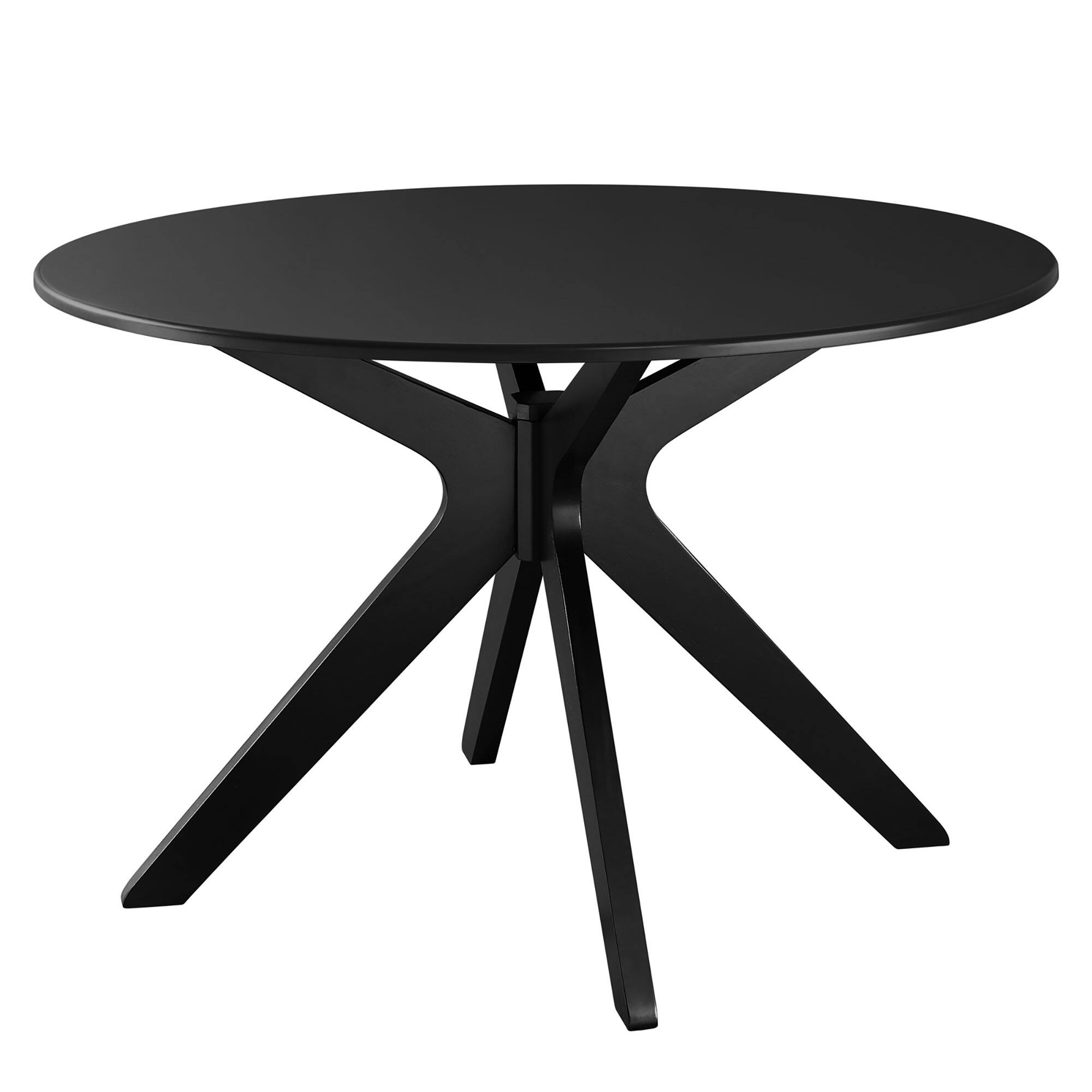 Angle. Modway - Traverse 47" Dining Table by Modway - Black Black.