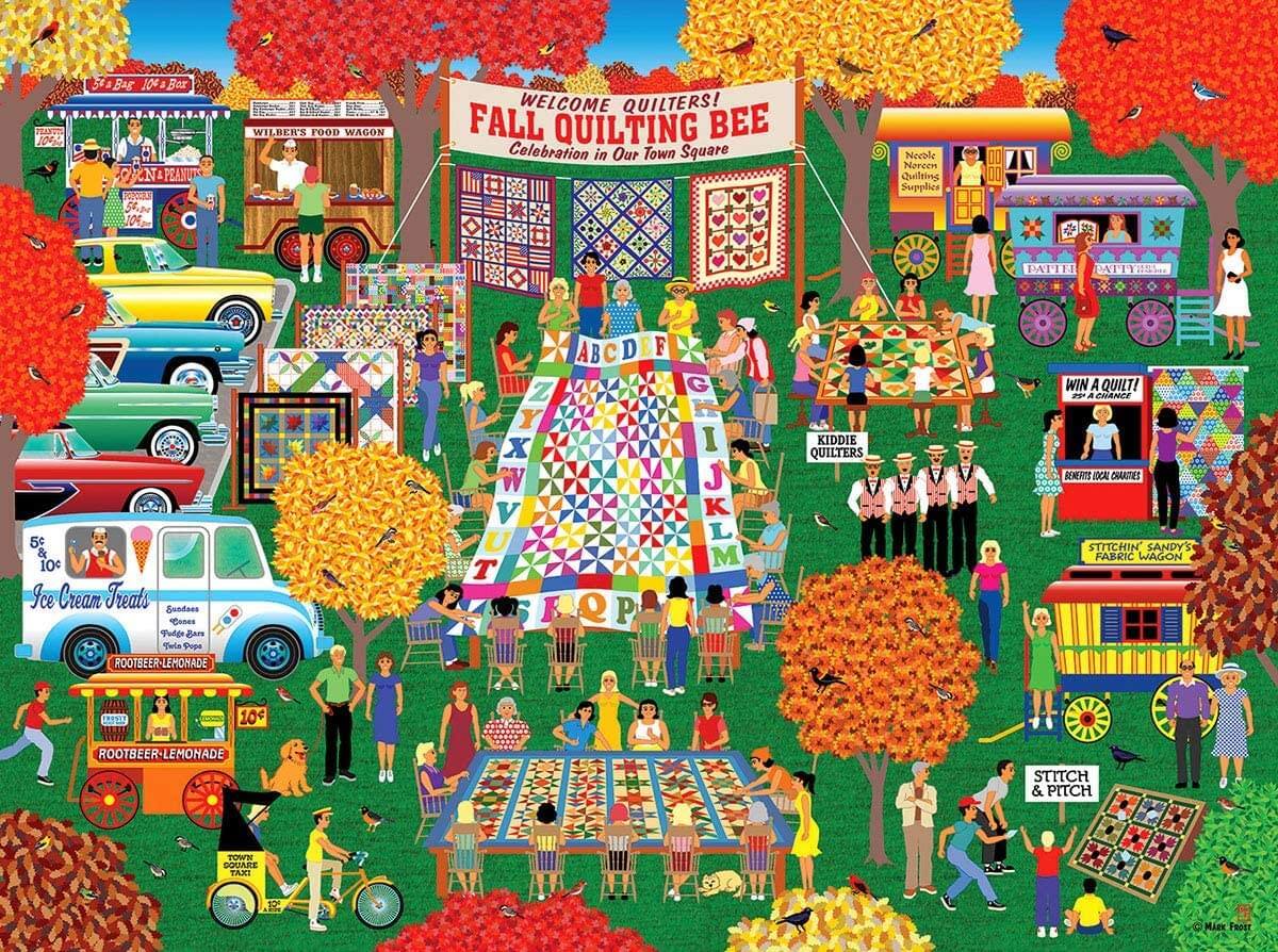 POE 104 3a Bag 104% Bax OKN & PEASUT WILBER'S FOOD WAGON WELCOME QUILTERS! FALL QUILTING BEE Celebration in Our Town Square Necole Naren Quilting Supplies 104. PATIE APIVS A B D F G WIN A QUILTI ~ a CHANCE 5c 644 & 10s Ice Cream Treats Sundaes Caes Tuige BAN Sece Supe ROOTBEER-LEMONADE X W V U T F Q P I J K L M KIDDIE QUILTERS REMEROS LOCAL CAARIES STITCHIN SANDY'S FABRIC WAGON FIPERI 10 LEE ROOTBEER-LEMONADE STITCH & PITCH TOWN COUAEE TAXI 1-2 D MiEx Fnoer
