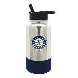 Great American Products - Seattle Mariners 32oz. Team Color Chrome Hydration Bottle - Multicolor