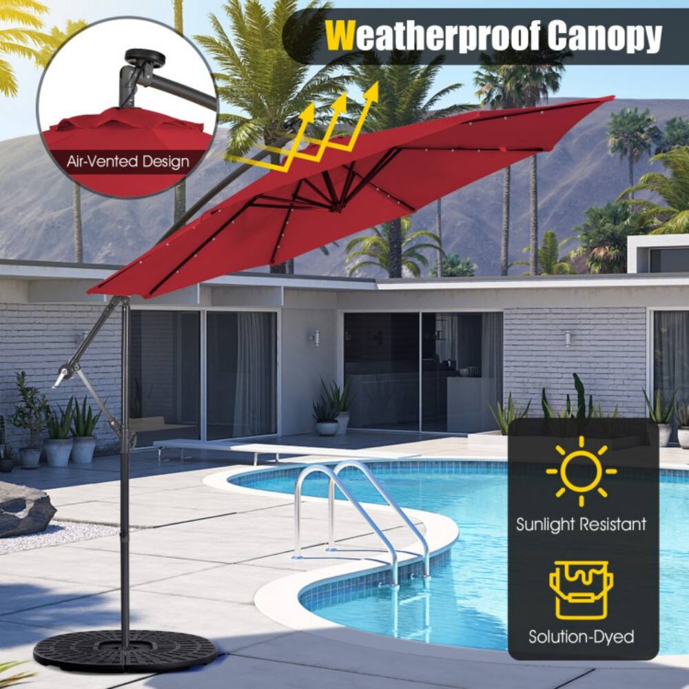 Weatherproof Canopy  
Air-Vented Design  
Sunlight Resistant  
Solution-Dyed