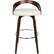 Front. LumiSource - Grotto Wood Barstool - Cherry / White.