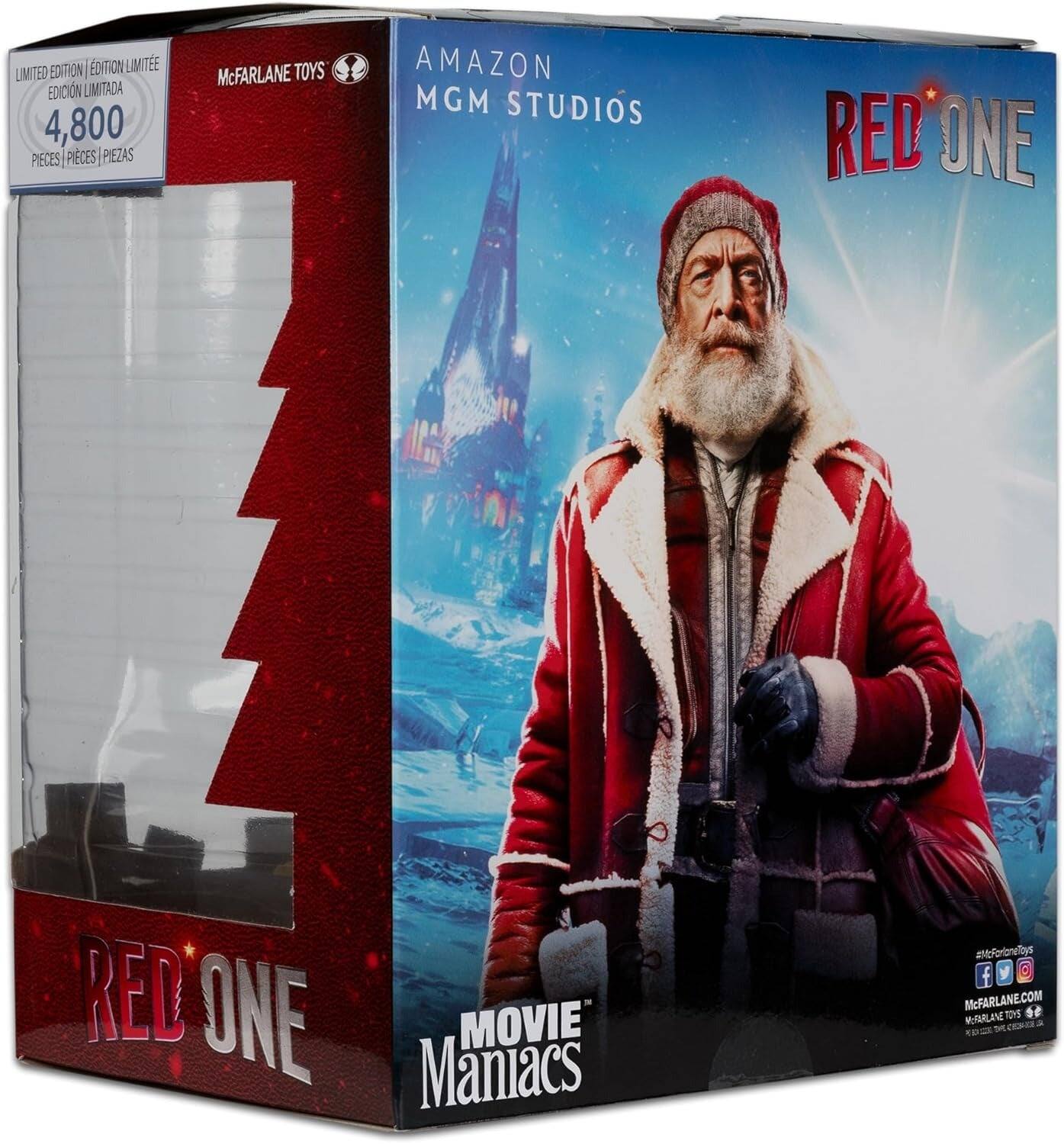 EDITION | EDITION LIMITE LIMITED EDICIN LIMITADA 4,800 PIECES / PIECES/PIEZAS PIECES PIECES PIEZAS McFARLANE TOYS AMAZON MGM STUDIOS RED ONE RED ONE MOVIE Maniacs antoForlaneoys f y O McFARLANE.COM se MTULANE 125 FS PCEP