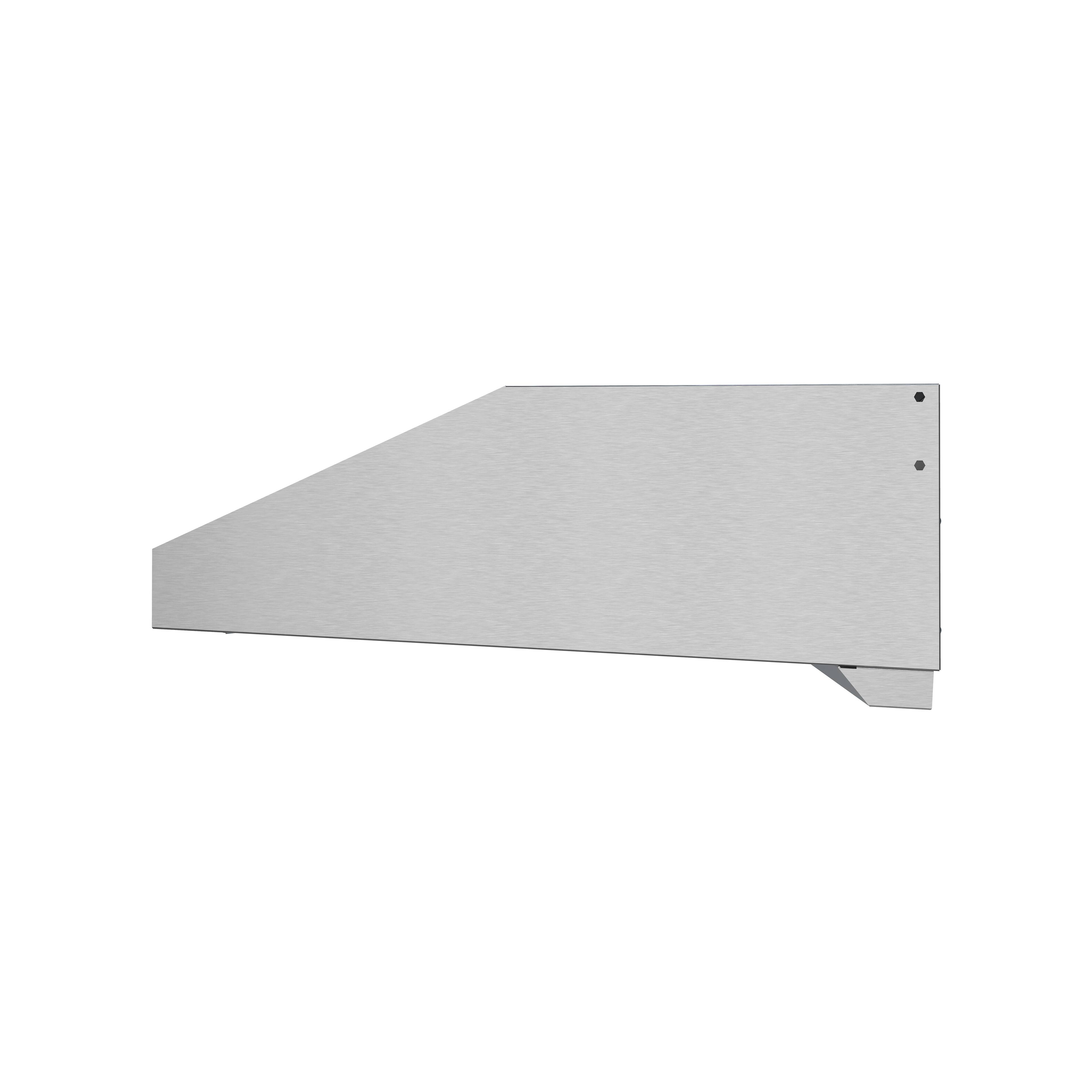 Alt View 10. Streamline - 30 in. Ampezzo Ducted Undermount 406 CFM Range Hood, Baffle Filters, Push Button Control, LED Lights - Brushed Stainless Steel.