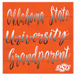 Jardine - Oklahoma State Cowboys 10'' x 10'' Grandparent Plaque - Orange