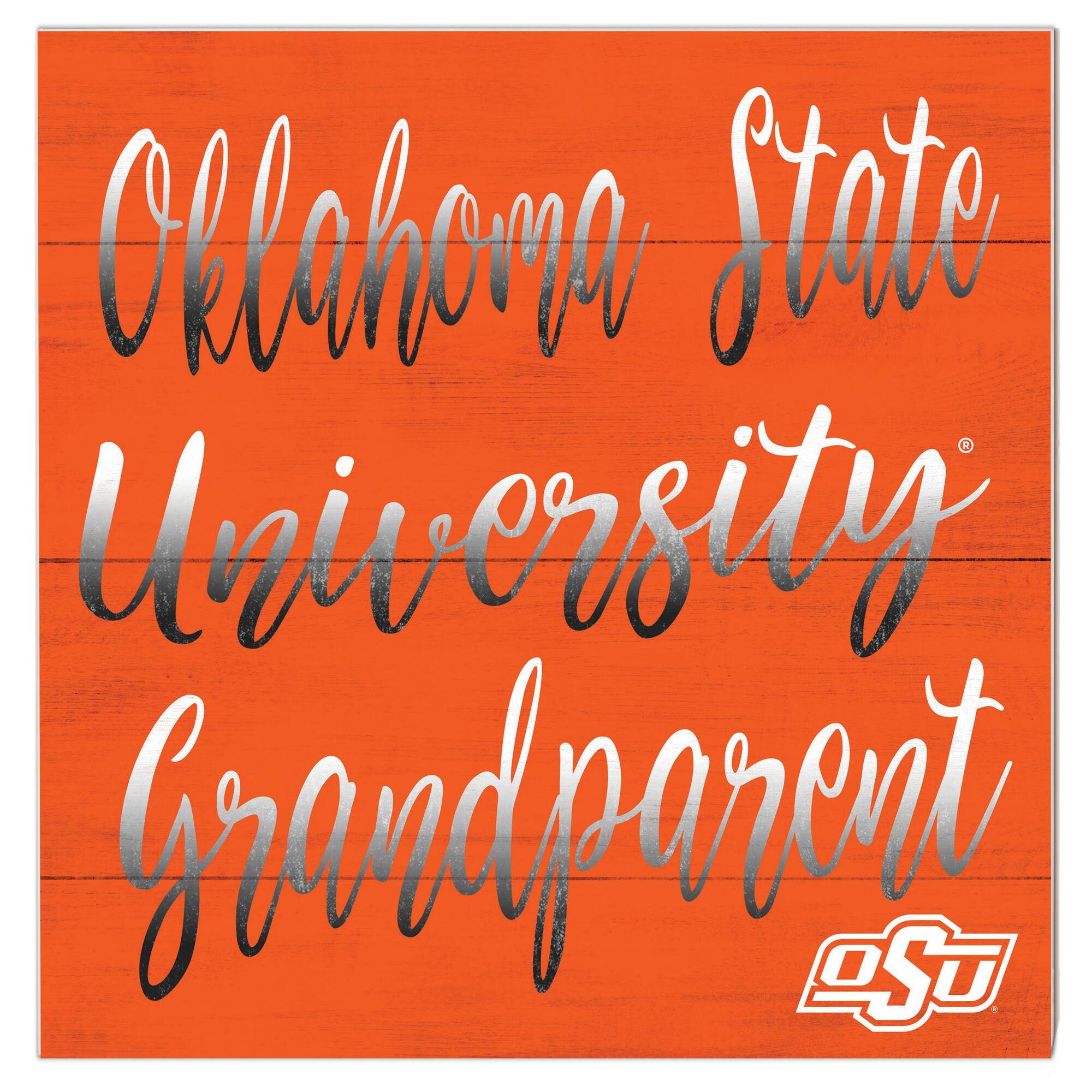 Oklahoma State Cowboys 10'' x 10'' Grandparent Plaque