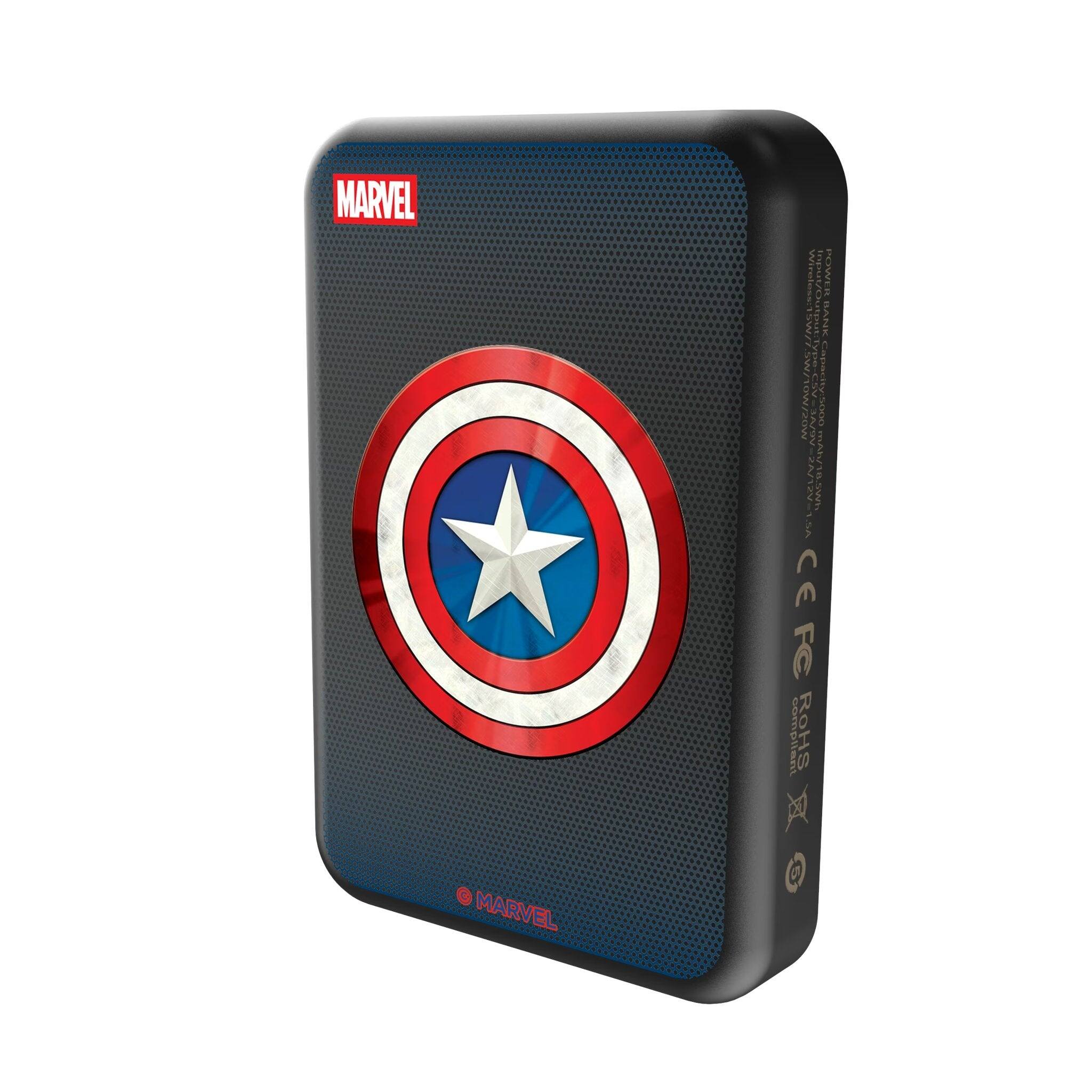 MARVEL MARVEL EAMCN Wireless Speaker  
BANK w/ow/2  
Capacity: 2000 mAh  
Made in China  
CE FCC RoHS  
© MARVEL