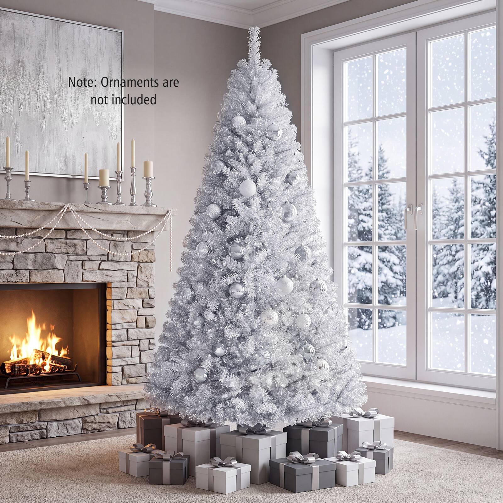Note: Ornaments are not included