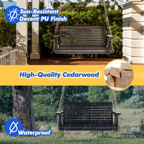 Sun-Resistant  
Decent PU Finish  
High-Quality Cedarwood  
Waterproof