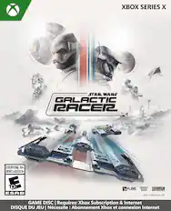 XBOX SERIES X
STAR WARS GALACTIC RACER
EVERYONE 10+ ENFANTS et ADULTES 10+ E 10+ fuse SECRET MODE LUCASFILM ESRB 0 & TM LUCASFILM LTD.
GAME DISC | Requires: Xbox Subscription & Internet
DISQUE DU JEU | Nécessite Abonnement Xbox et connexion Internet