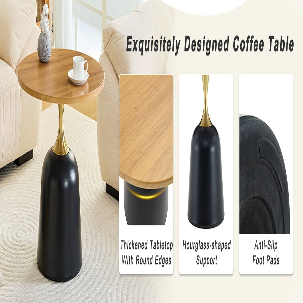 Exquisitely Designed Coffee Table

Thickened Tabletop With Round Edges
Hourglass-shaped Support
Anti-Slip Foot Pads
