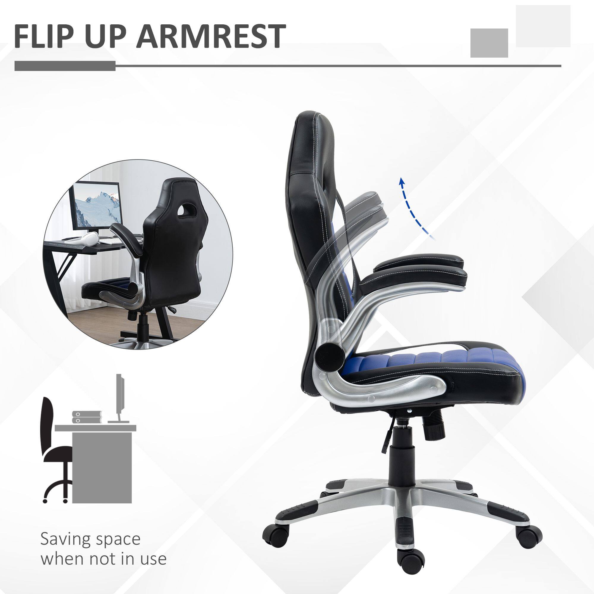 FLIP UP ARMREST  
Saving space when not in use