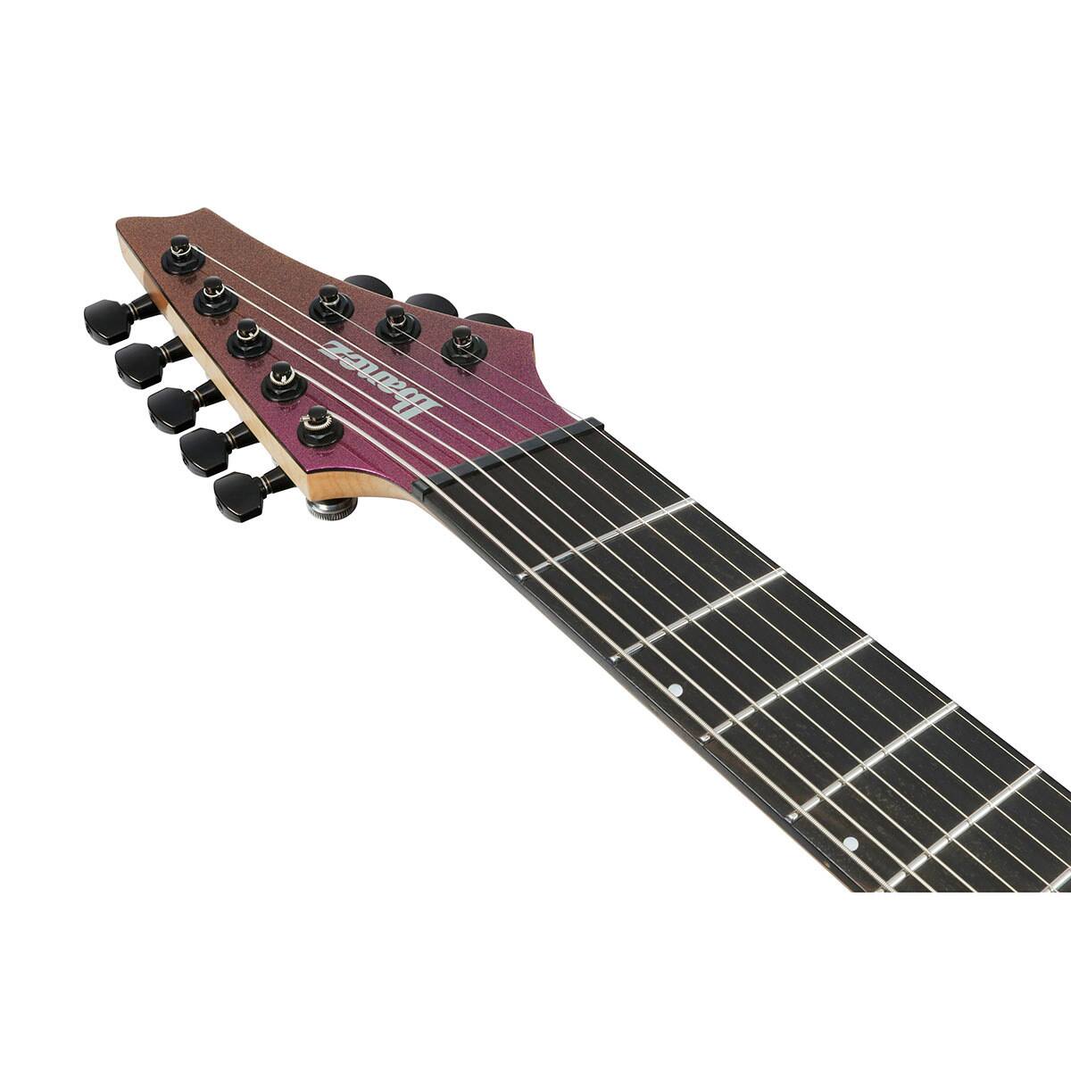 Alt View 7. Ibanez - Ibanez Alpha Series A528 8-String Multi Scale Electric Guitar, Coral Mirage.