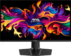 MSI - MAG 273QP QD-OLED X24 27" OLED QHD 240Hz 0.03ms Adaptive Sync Gaming Monitor(DisplayPort, HDMI) - Black - Front_Zoom