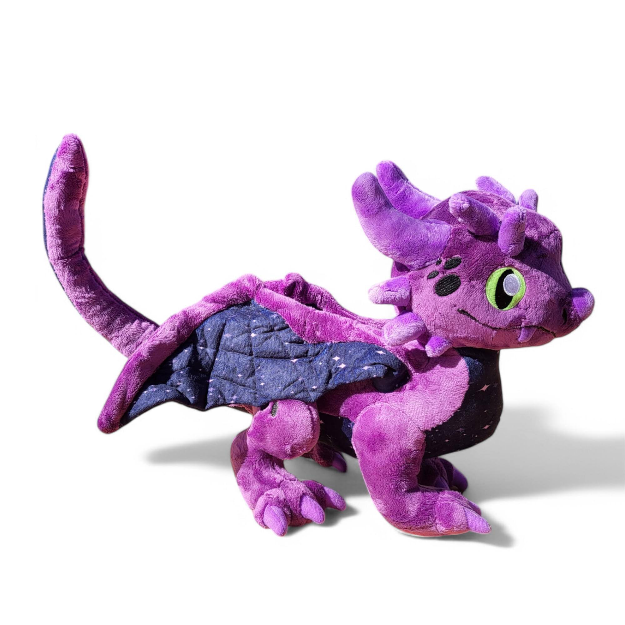 Alt View 1. Tentacle Kitty - Tentacle Kitty Campaign Starlight Dragon Plush - Purple.
