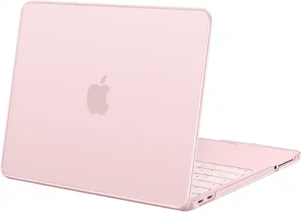 Front. mosiso - Protective Hard Shell Case for MacBook Neo 13 inch Model A3404 (2026) - Blush.