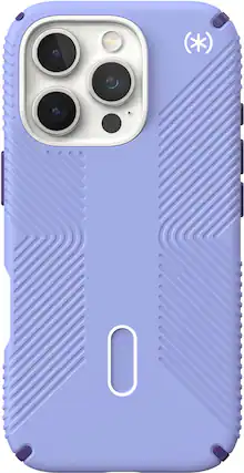 Front. Speck - Presidio2 Grip ClickLock Case with MagSafe for Apple iPhone 16 Pro - Future Lavender.