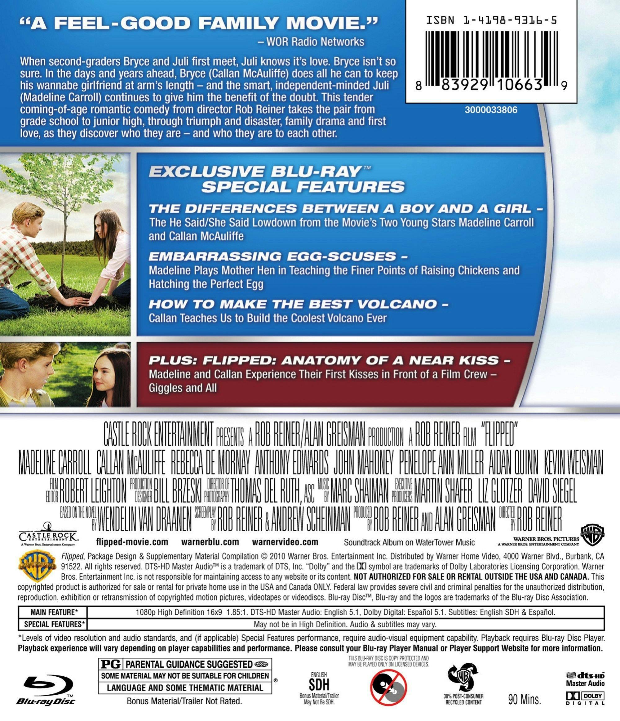 Back. Flipped [Blu-ray].