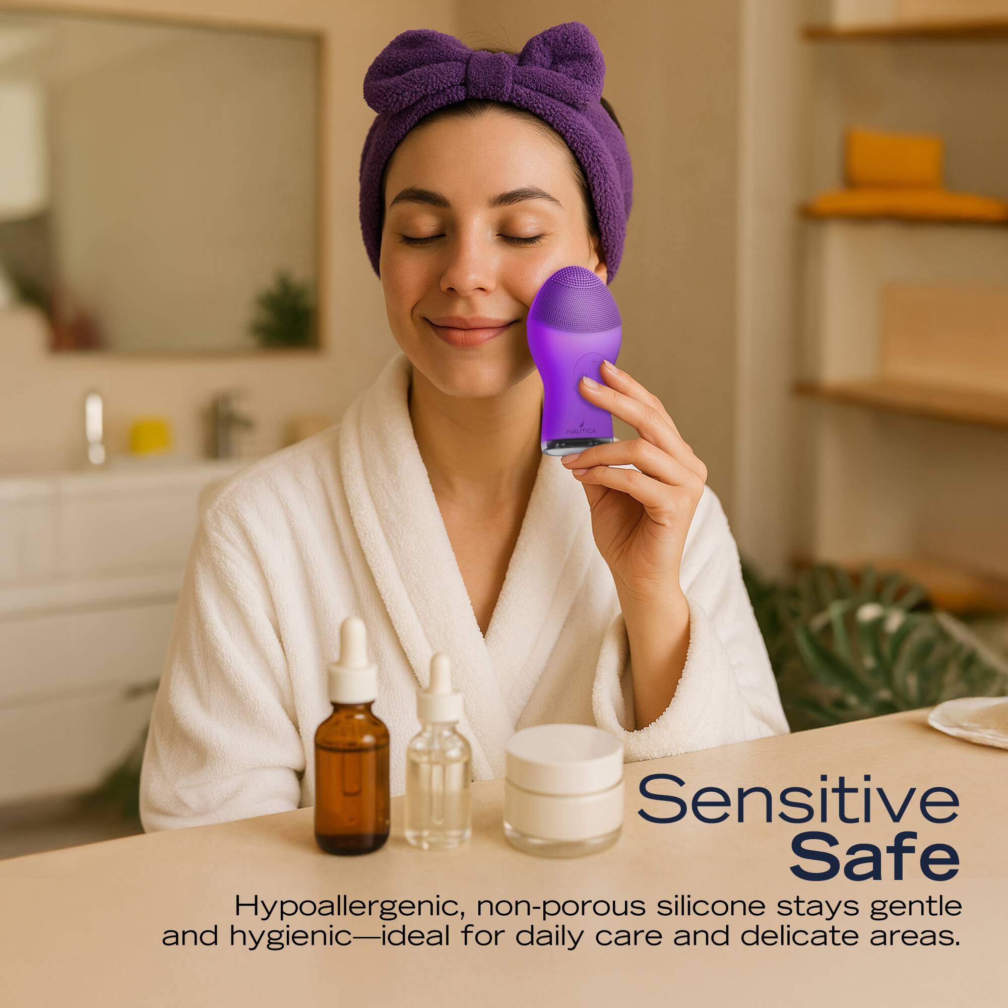 Sensitive Safe

Hypoallergenic, non-porous silicone stays gentle and hygienic—ideal for daily care and delicate areas.