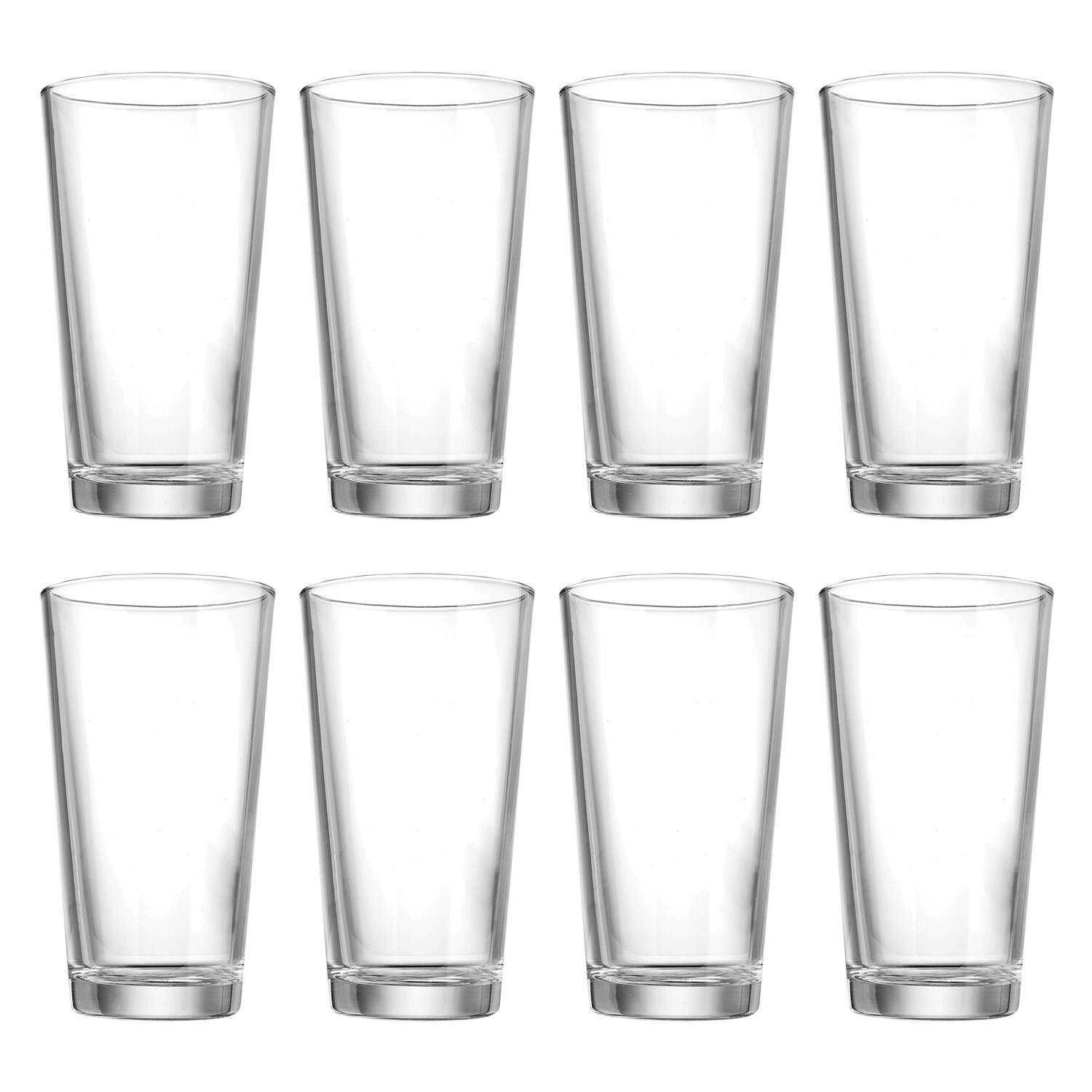 Back. Jay Import - Simple Home Set of 8 Cooler - Clear.