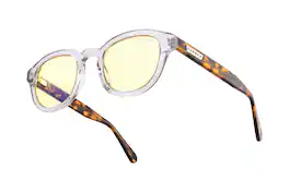 GUNNAR - Computer Glasses - Emery, Crystal/Tortoise, Amber Lens - Blue Light Blocking, Relieve Dry Eye, Anti Glare - Crystal Tortoise