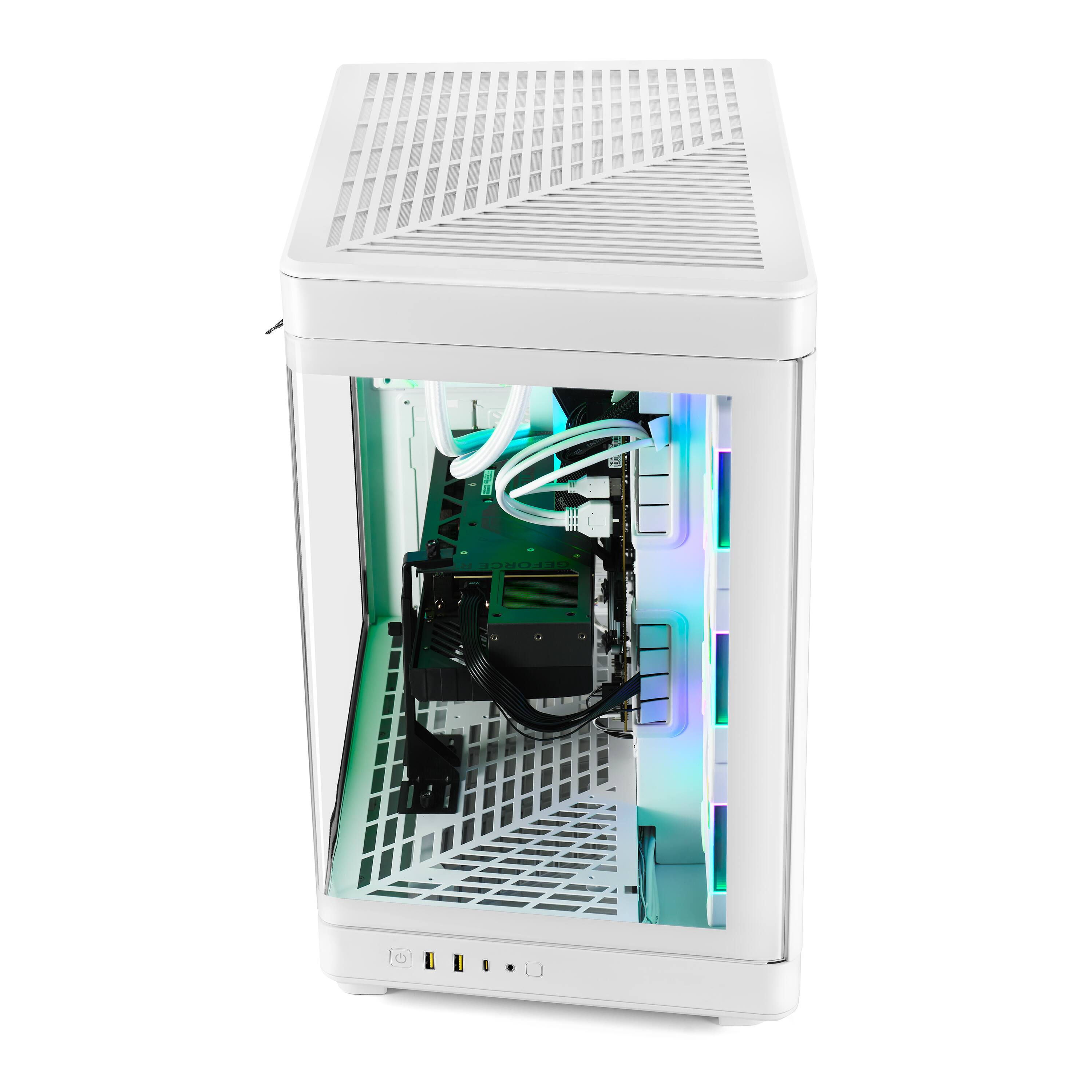 Alt View 4. STORMCRAFT - Gaming PC WIZARD INTEL Core i9 14900KF NVIDIA RTX 5070 TI 2TB SSD 32GB 6000MHz RGB 360mm AIO Windows 11 Home - White.