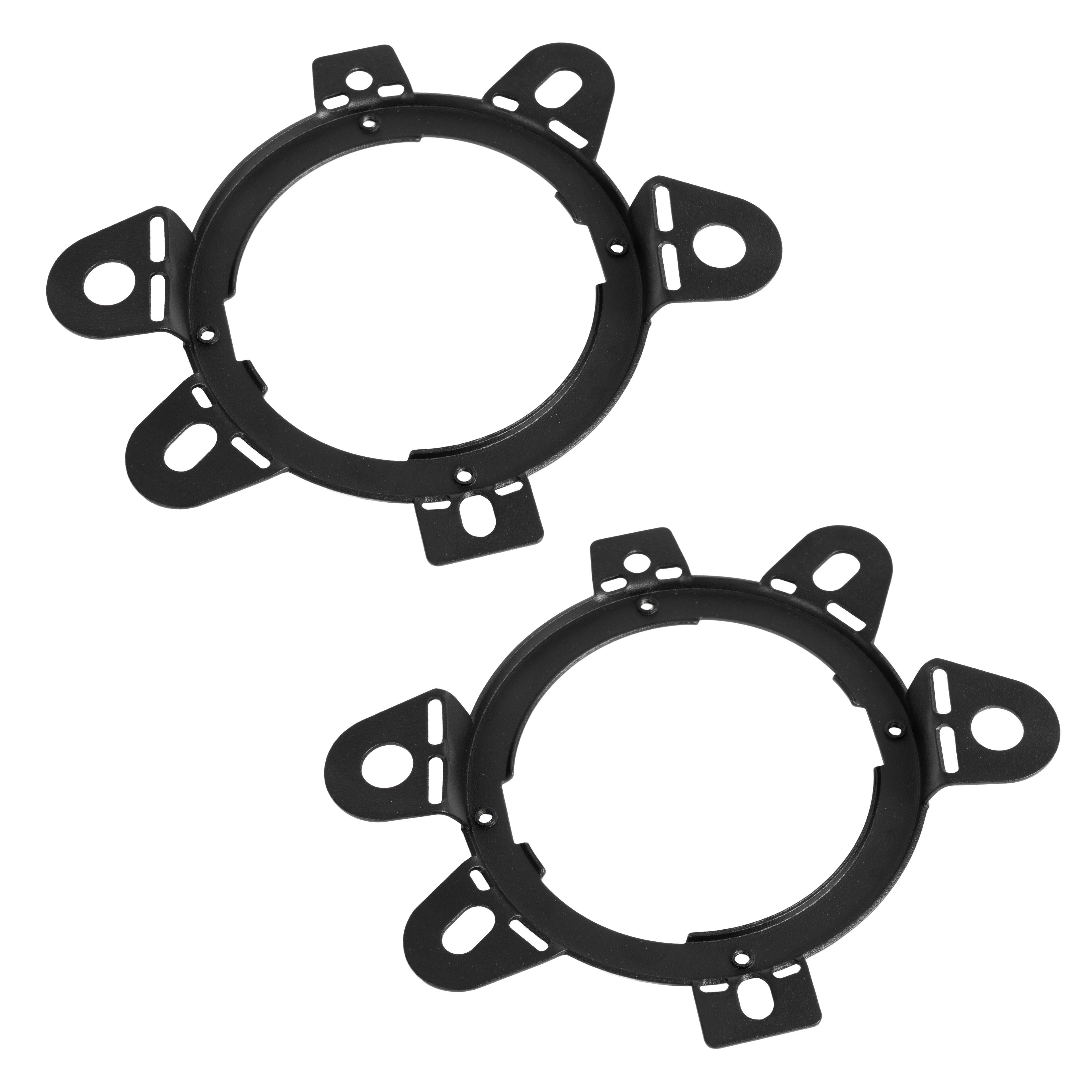 Alt View 8. NVX - XQS2 200W Peak (100W RMS) 2.5in X-Series NEO Midrange Speakers with adapters for select GM, Mopar, Toyota, Subaru and.