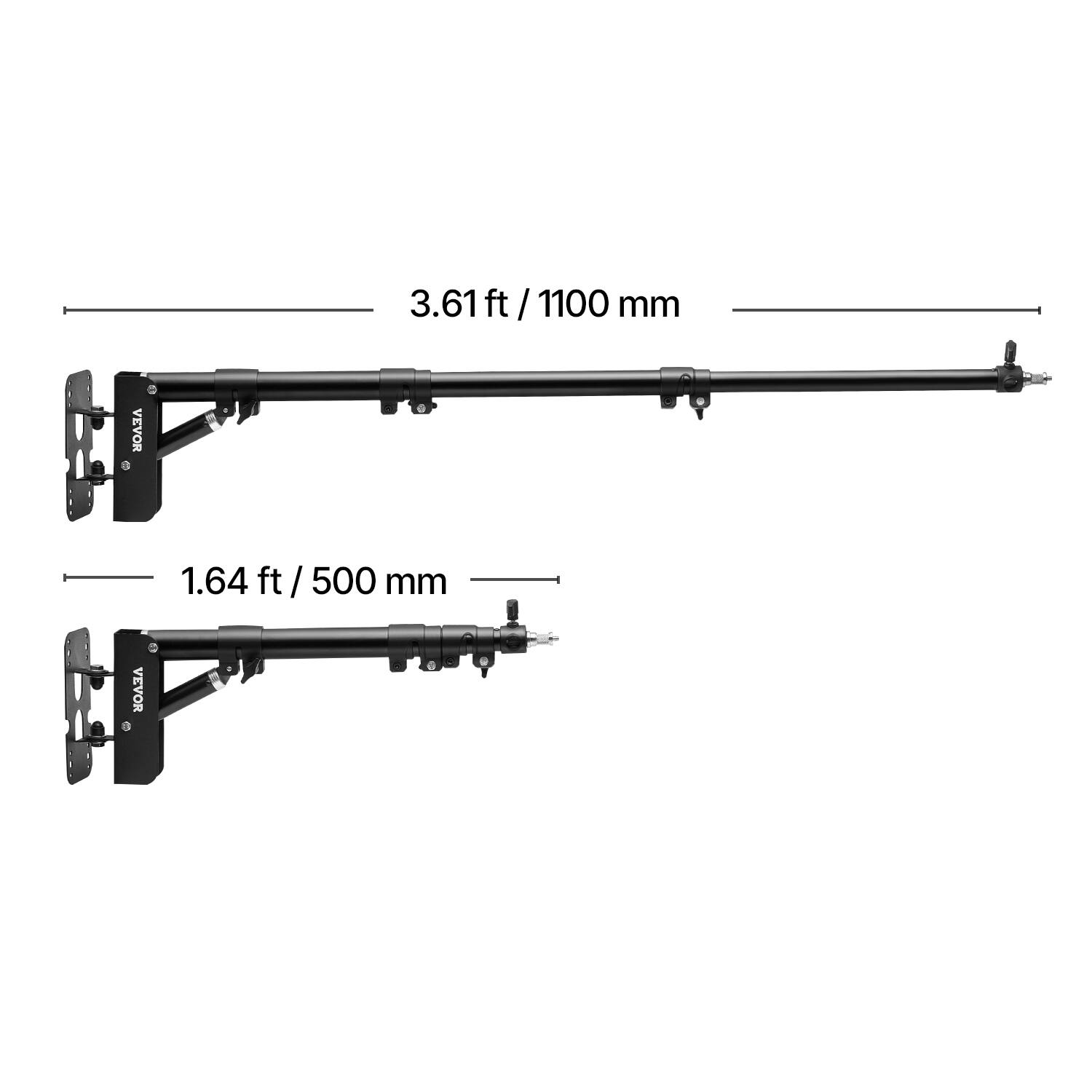 3.61 ft / 1100 mm

1.64 ft / 500 mm